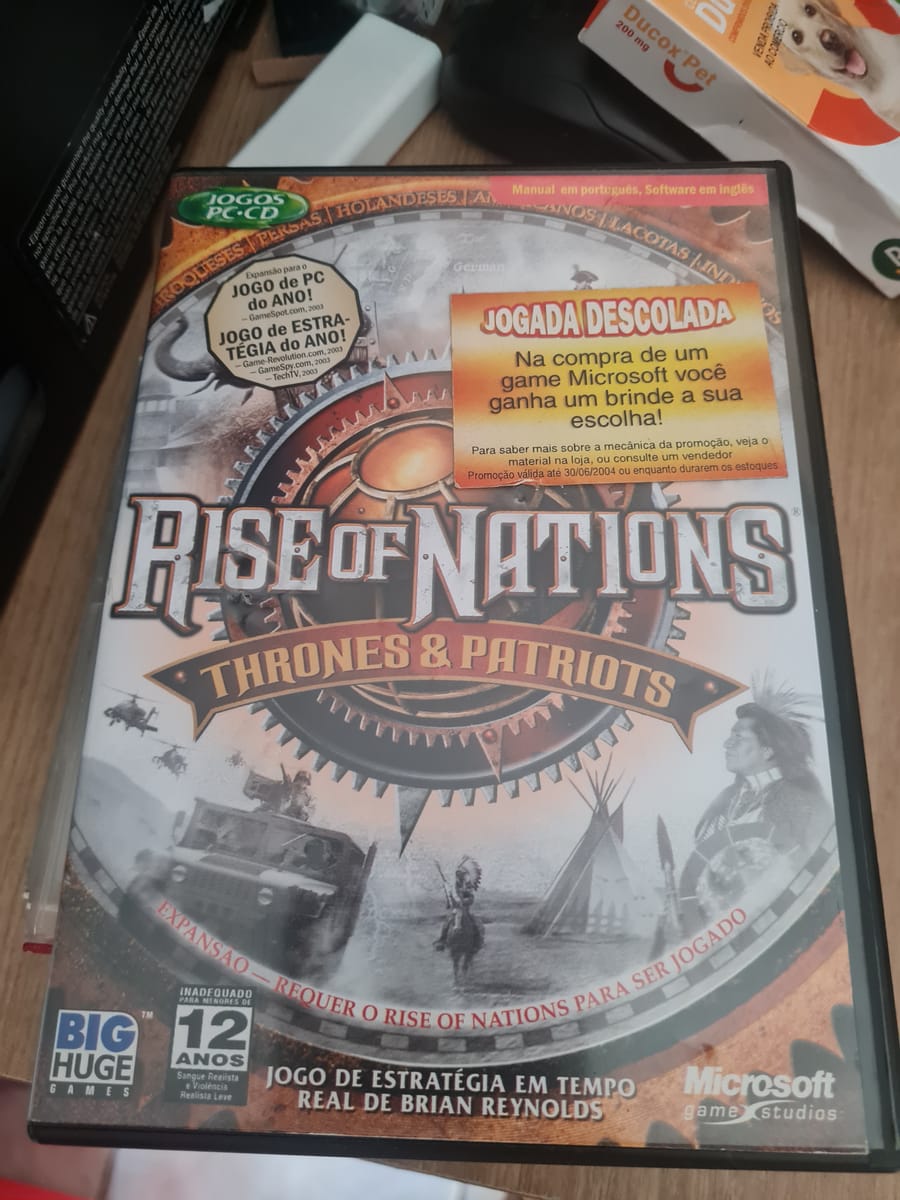 Jogo para Pc Rise of Nations: Thrones & Patriots