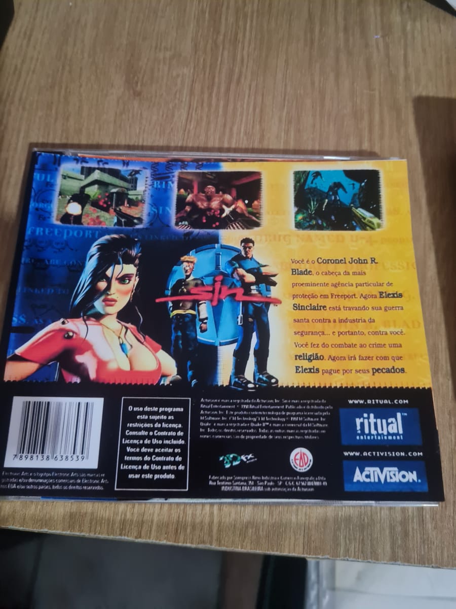 Jogo para Pc SIN – imagem 2
