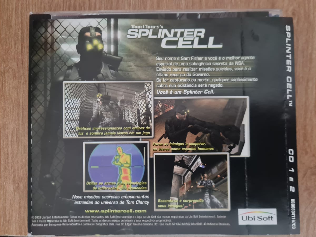 Jogo para Pc Splinter Cell – imagem 2
